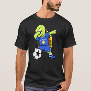 Camiseta Dabbing Turtle Kosovo Soccer Fans Jersey Kosovar F