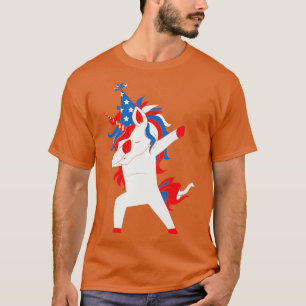 Camiseta Dabbing Uncle Sam  4th of July