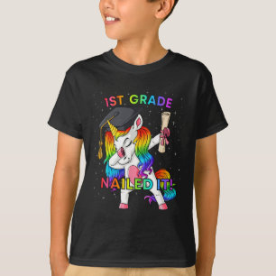 Camiseta Dabbing Unicorn 1rua Graduation Gir