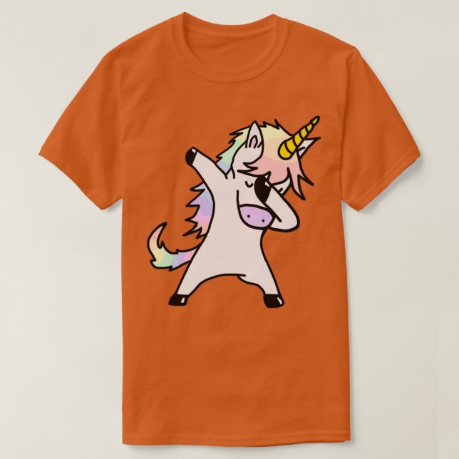 Camiseta Dabbing Unicorn 3 (Frente do Design)