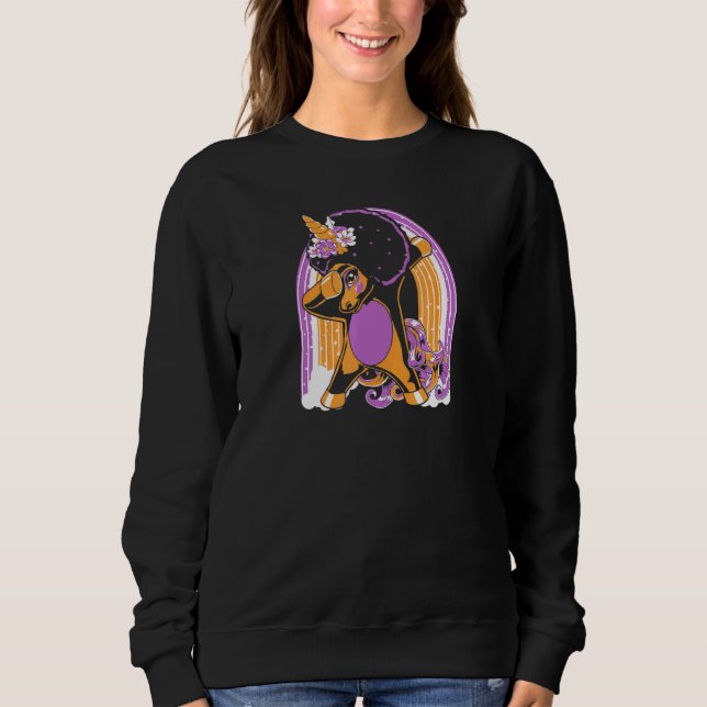 Camiseta Dabbing Unicorn afro natural (Frente)