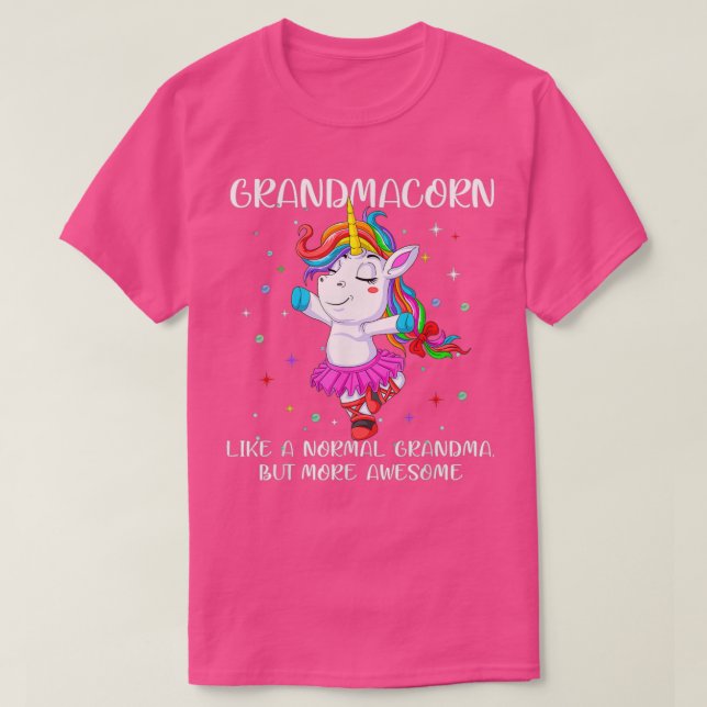 Camiseta dabbing unicorn avô vovó unicorn unicorn mãe unico (Frente do Design)