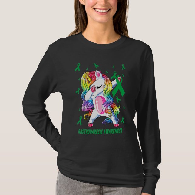 Camiseta Dabbing Unicorn Gastroperesis - Guerreiro da Consc (Frente)