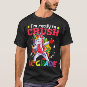 Camiseta Dabbing Unicorn I'm Ready Crush 1st Grade Back To