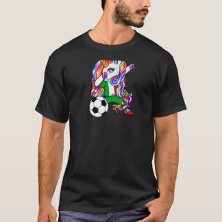 Camiseta Dabbing Unicorn Italy Soccer Fans Jersey Italiano