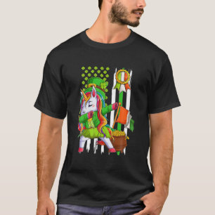 Camiseta Dabbing Unicorn Leprechaun Dia de São Patrício irl