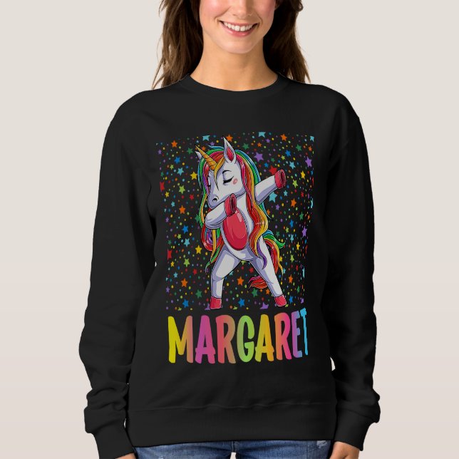 Camiseta Dabbing Unicorn Margaret (Frente)