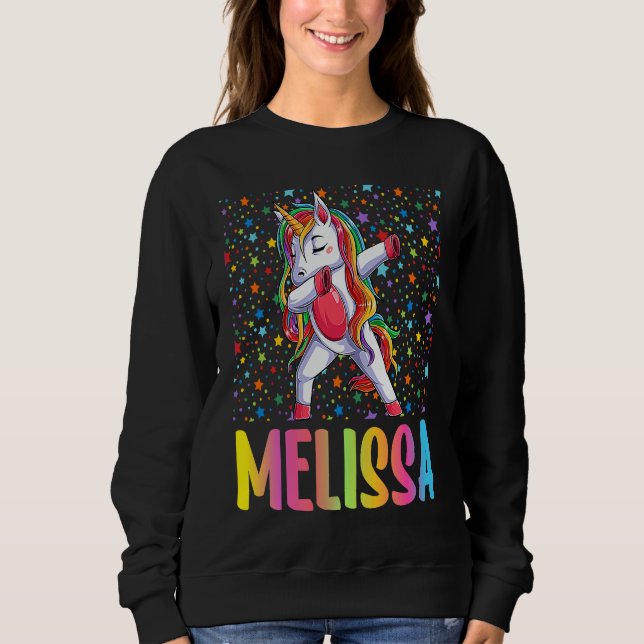 Camiseta Dabbing Unicorn Melissa (Frente)