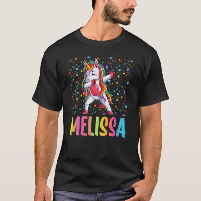 Camiseta Dabbing Unicorn Melissa (Frente)
