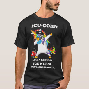 Camiseta Dabbing Unicorn Nursicon Medical ICU Nurse RN 