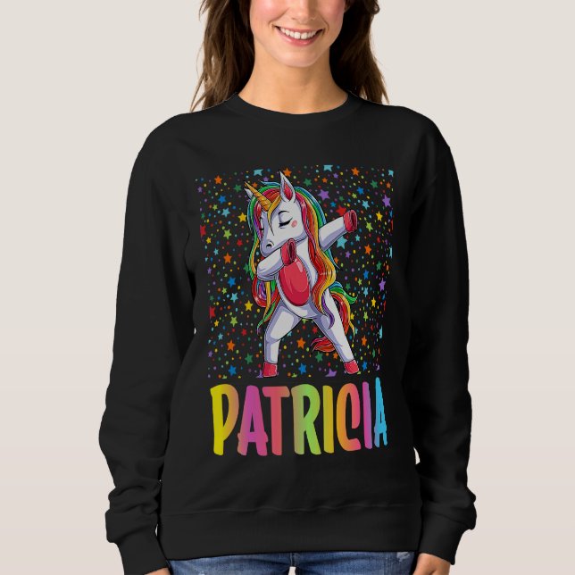 Camiseta Dabbing Unicorn Patricia (Frente)