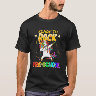 Camiseta Dabbing Unicorn Ready To Rock Pre To S