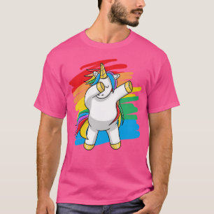 Camiseta Dabbing Unicorn Shirt - Engraçado Hip Hop Dance T