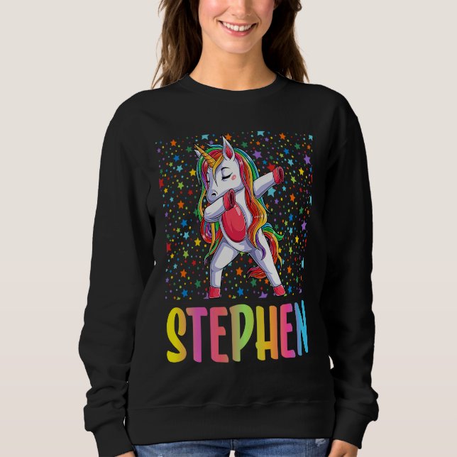 Camiseta Dabbing Unicorn Stephen (Frente)