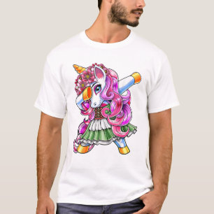Camiseta Dabbing Unicórnio Oktoberfest Dirndl Traje Bávaro