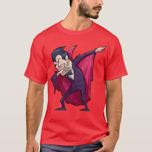 Camiseta Dabbing Vampire Halloween Party Fumus Meninas