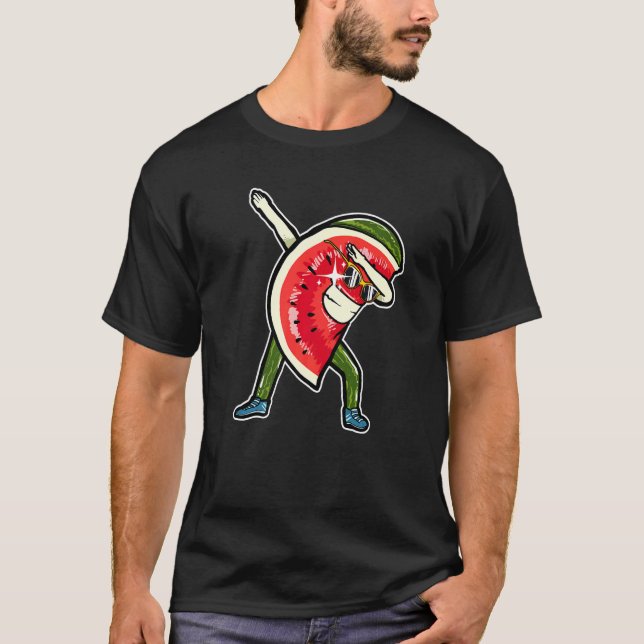 Camiseta Dabbing Watermelon Dab Dancing Melons (Frente)