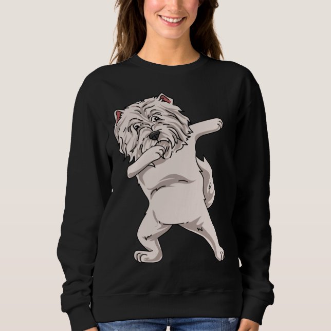 Camiseta Dabbing West Highland White Terrier (Frente)