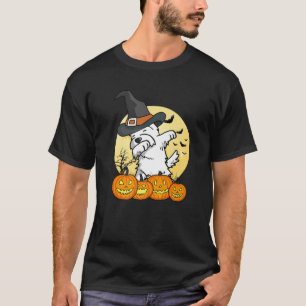 Camiseta Dabbing Westie Dab Dance Engraçado Cachorro das B