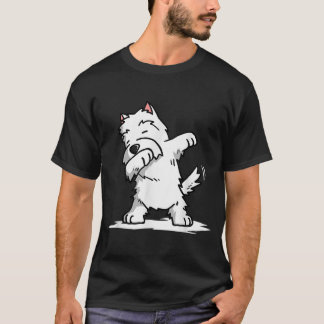 Camiseta Dabbing Westie Funny West Highland White Terrier
