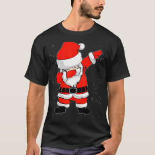 Camiseta Dabling Papai Noel Mostra Natal Engraçado Dançando