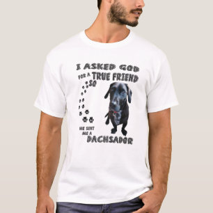 Camiseta Dachsador Cita Mãe, Pai Weinerdor, Laboratório Dac