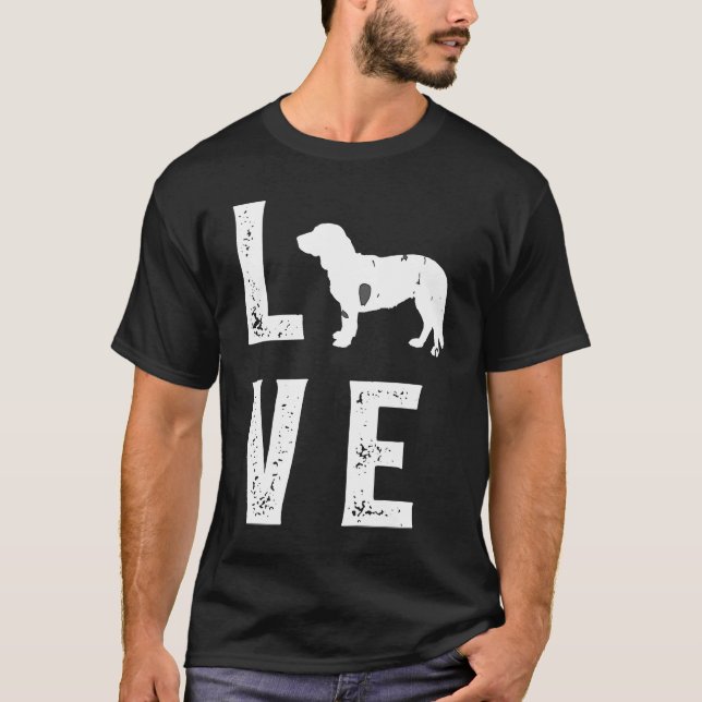 Camiseta Dachsbracke Love  1 (Frente)