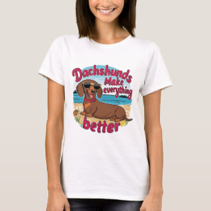 Camiseta Dachshakes Torna Tudo Melhor