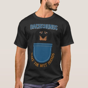 Camiseta Dachshances Lover Fazem Os Melhores Amigos
