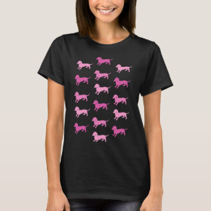 Camiseta Dachshances Rosa