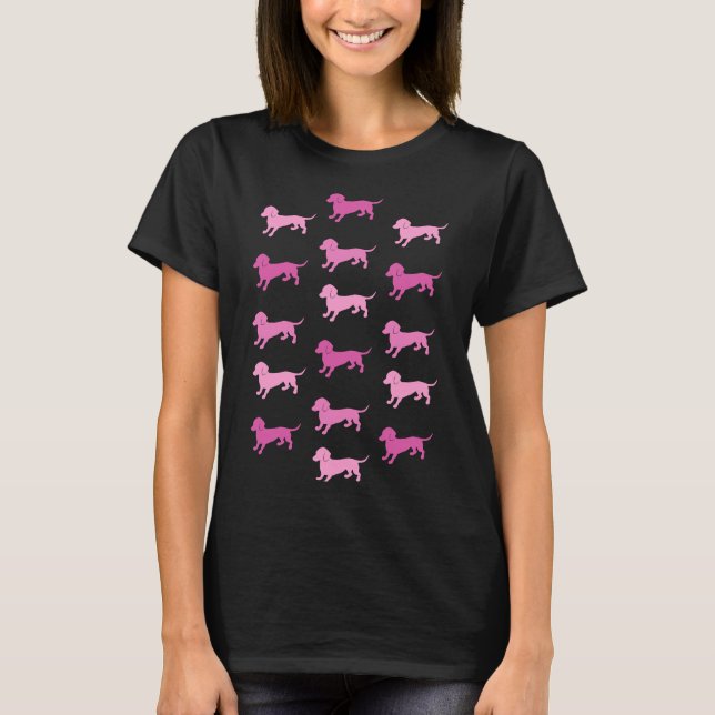 Camiseta Dachshances Rosa (Frente)