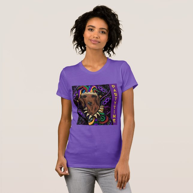 Camiseta Dachshund (Frente Completa)