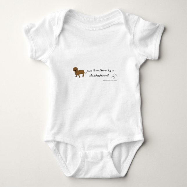 Camiseta dachshund (Frente)