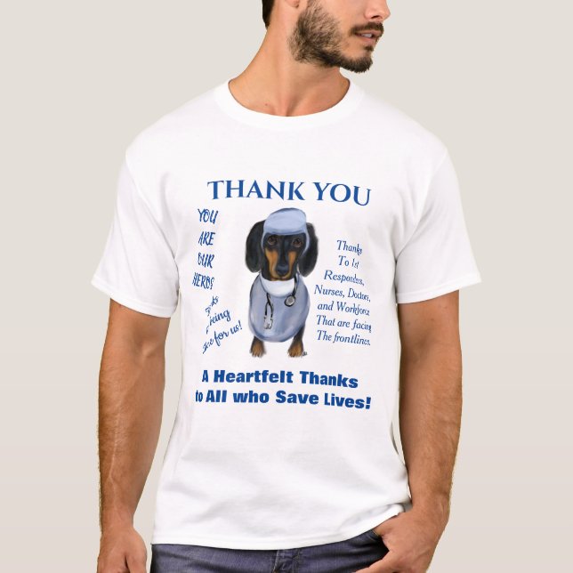 Camiseta Dachshund (Frente)