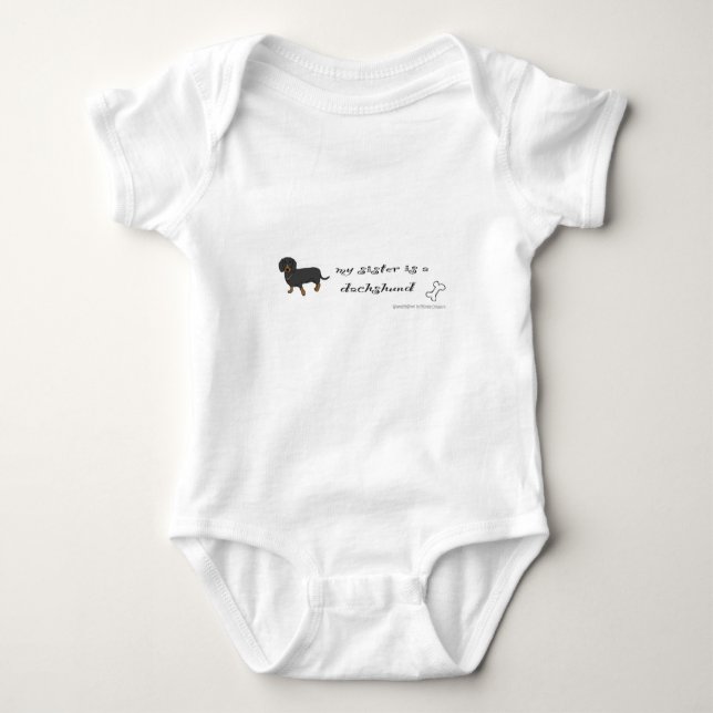 Camiseta dachshund (Frente)