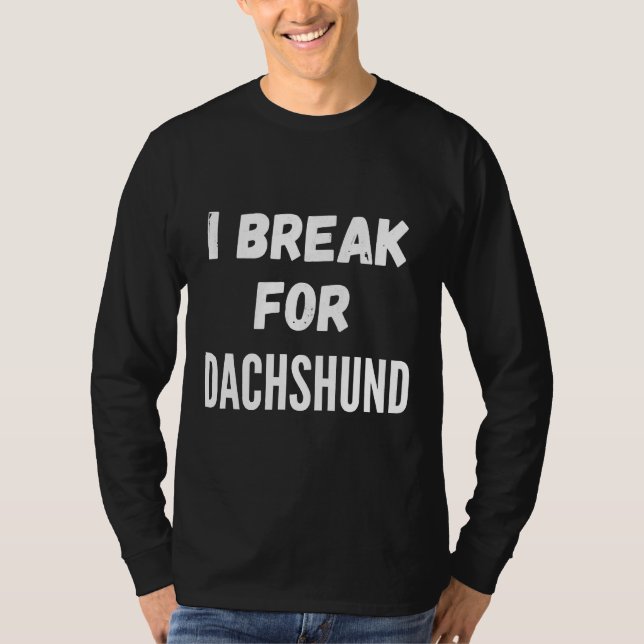 Camiseta Dachshund Break (Frente)