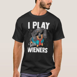 Camiseta Dachshund Brinca Com Wieners Doxie Doggie Weiner O