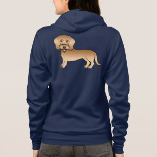 Camiseta Dachshund Cabelo de Arame Trigo Cachorro de Desenh