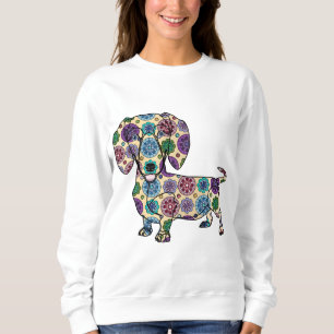 Camiseta Dachshund - camisola colorida