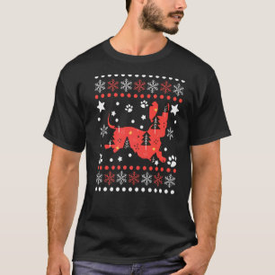 Camiseta Dachshund Christmas Dog Pattern Dachshund Owner Pr