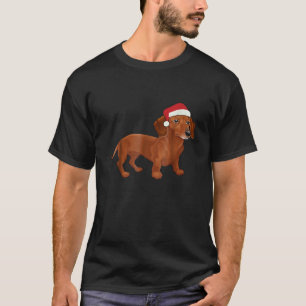 Camiseta Dachshund Christmas Pajama T Funny Xmas Gifts