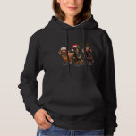 Camiseta Dachshund Christmas Santa Hat Reindeer Dachshund X<br><div class="desc">Dachshund Christmas Santa Hat Reindeer Dachshund Xmas</div>