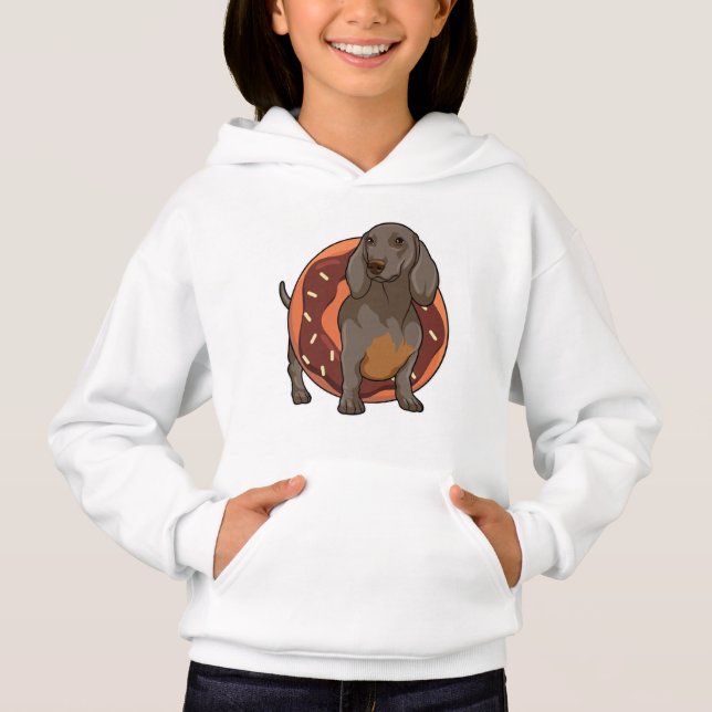 Camiseta Dachshund com Rosquinha (Frente)