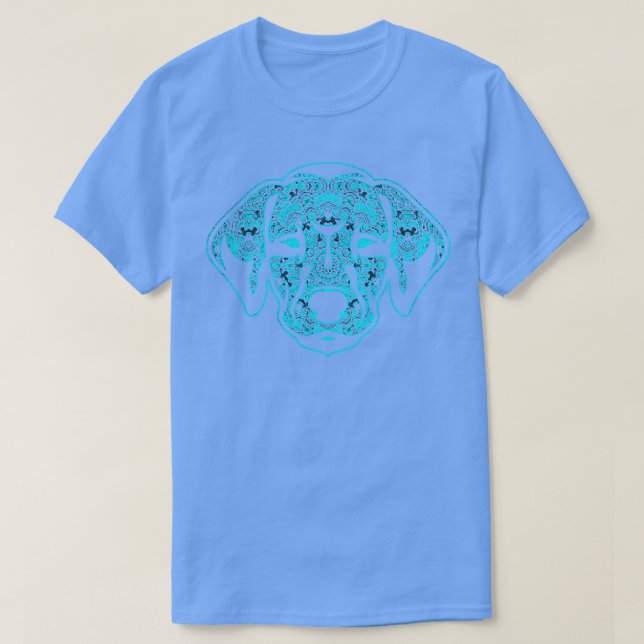 Camiseta Dachshund com tatuagens tribais (Frente do Design)