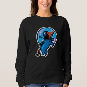 Camiseta Dachshund Cosmonaut Dog Teckel Retro