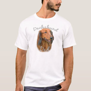Camiseta Dachshund (de cabelos longos) Pai 2