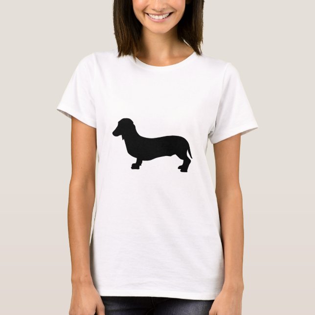 Camiseta Dachshund do cão (Frente)