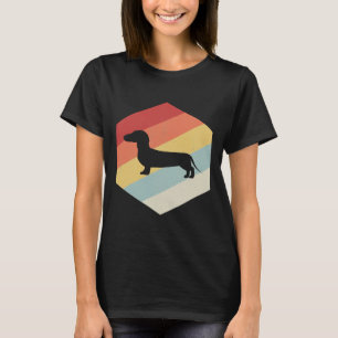 Camiseta Dachshund Dog Art Retro Vintage Funny Dachshund