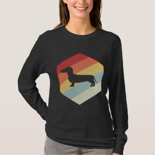 Camiseta Dachshund Dog Art Retro Vintage Funny Dachshund