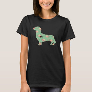 Camiseta Dachshund Dog Boho Woodland Chic para Mulheres
